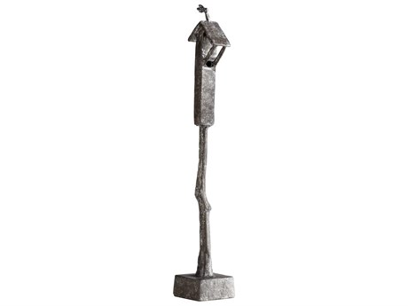 Cyan Design Bronze Bird House Sculpture