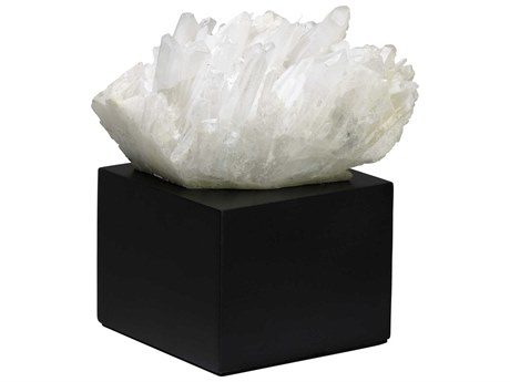 Cyan Design Black White Crystal Quartz