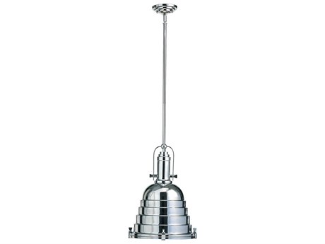 Cyan Design Elliott 1-Light Chrome Bell Pendant