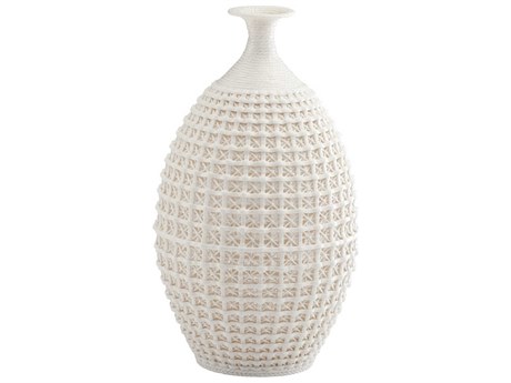 Cyan Design Matte White Diana Vase