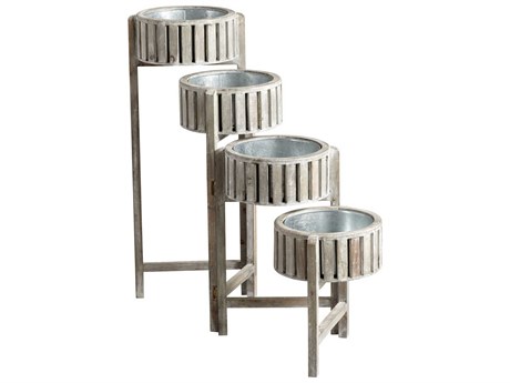 Cyan Design Cascade Screen Antique White Planter
