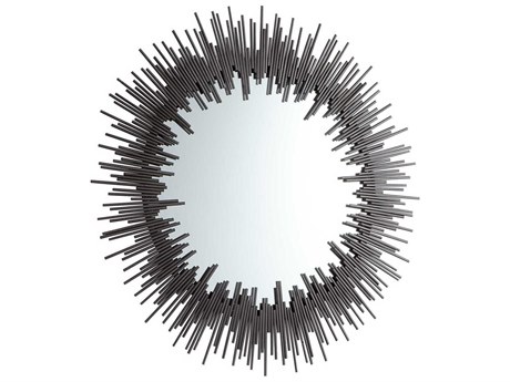Cyan Design Aurora Graphite Round Wall Mirror