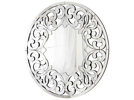 Cyan Design Jules Clear Round Wall Mirror