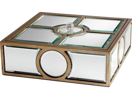 Cyan Design Clear Gold Through The Lens Container