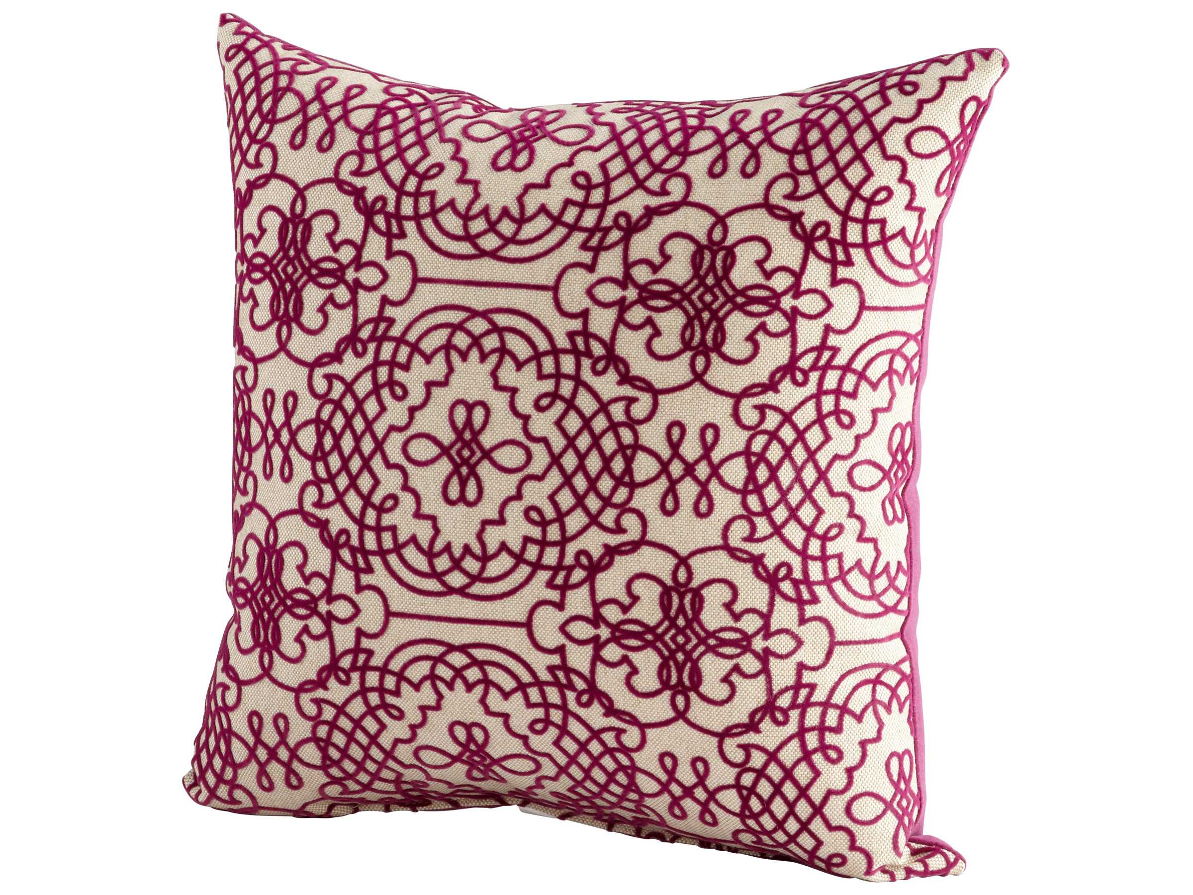Cyan Design Purple & White St. Lucia Pillow | C306528