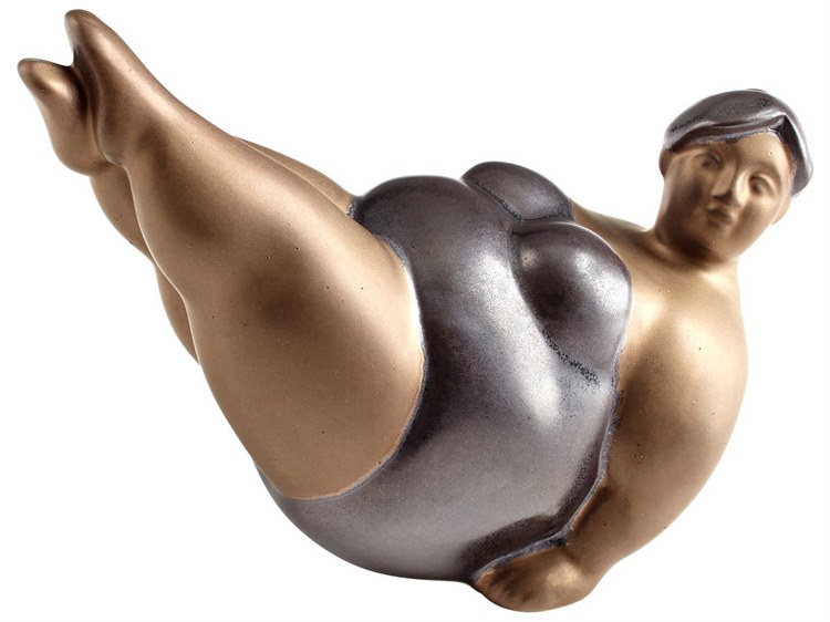 Cyan Design Bronze Black Yoga Betty Sculpture
