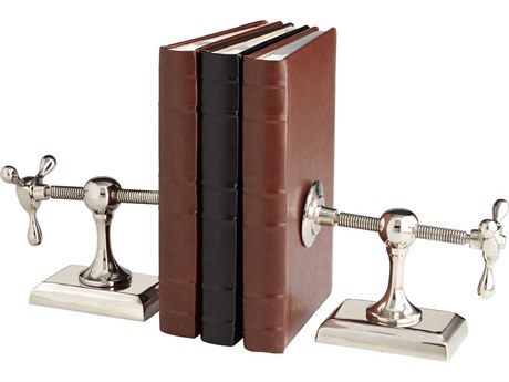 Cyan Design Nickel Hot & Cold Bookend
