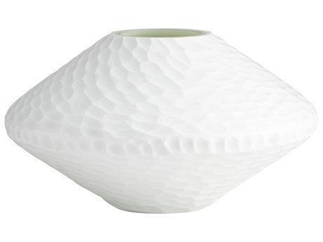 Cyan Design White Buttercream Vase