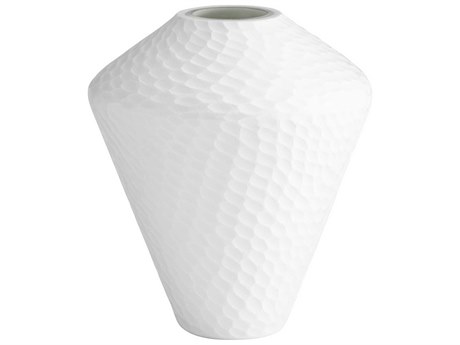 Cyan Design White Buttercream Vase