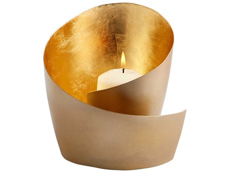 Cyan Design Brass Mars Candleholder