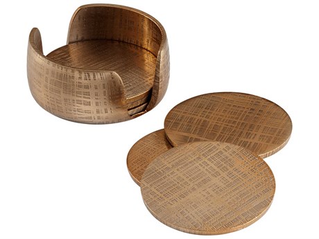 Cyan Design Gold Coasters