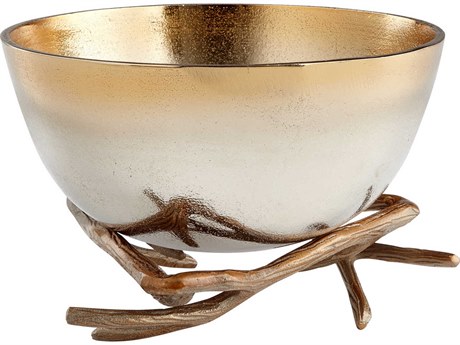 Cyan Design Gold Antler Anchored Decorative Bowl