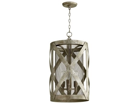 Cyan Design Byzantine 3-Light Graphite Gray Cylinder Pendant
