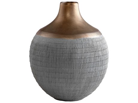 Cyan Design Charcoal Grey Bronze Osiris Vase