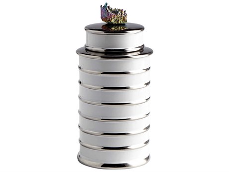 Cyan Design White Tower Container