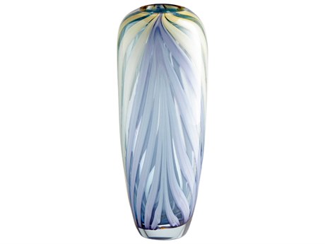 Cyan Design Purple Yellow Rhythm Vase