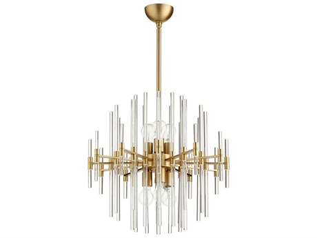 Cyan Design Quebec 6-Light Aged Brass Linear Pendant