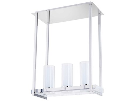 Cyan Design Orion 3-Light Polished Nickel Cylinder Island Pendant