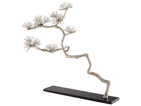 Cyan Design Silver Leaf Holly Tree Sculpture