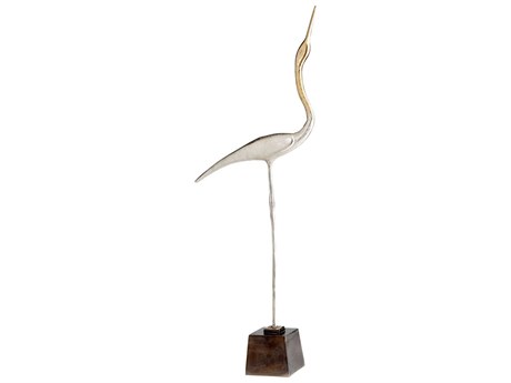 Cyan Design Nickel Shorebird Sculpture