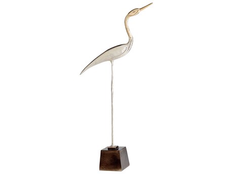 Cyan Design Nickel Shorebird Sculpture