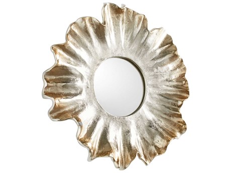 Cyan Design Akoya Nickel Round Wall Mirror