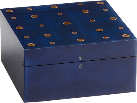 Cyan Design Dotty Black Brass Container