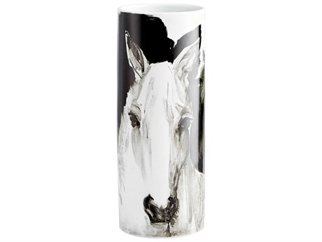 Cyan Design Black White Spirit Vase