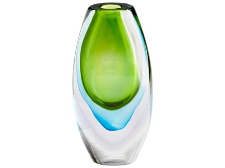 Cyan Design Blue Green Canica Vase