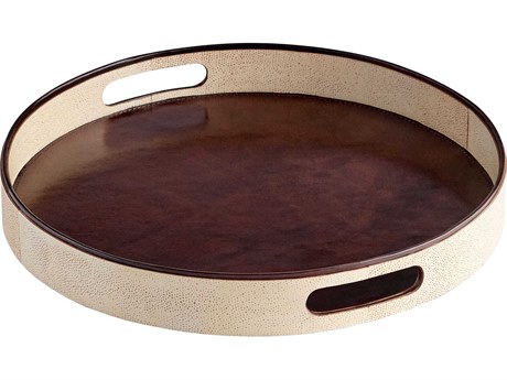 Cyan Design Beige Brown Marriot Serving Tray
