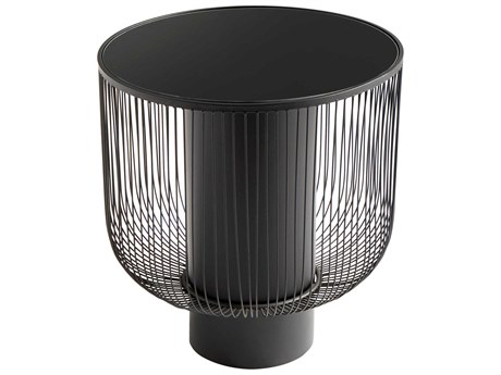 Cyan Design Carousel Round Glass End Table