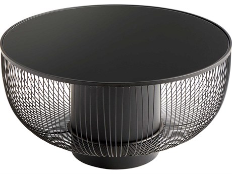 Cyan Design Carousel Round Glass Coffee Table