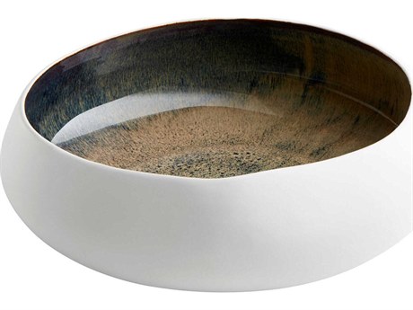 Cyan Design White Oyster Android Decorative Bowl