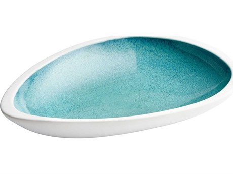 Cyan Design White Green Nice Dream Serving Tray