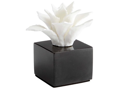 Cyan Design White Calendine Sculpture