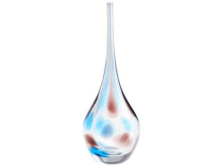 Cyan Design Pandora Amber / Blue 16" High Vase