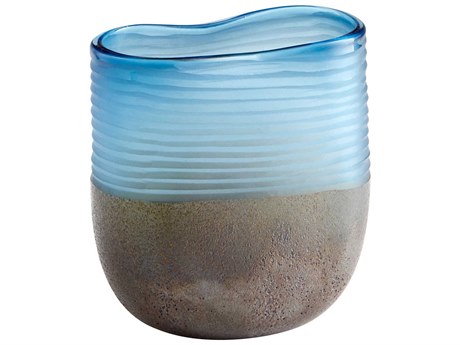 Cyan Design Blue Iron Glaze Europa Vase