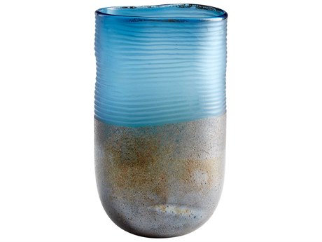 Cyan Design Blue Iron Glaze Europa Vase