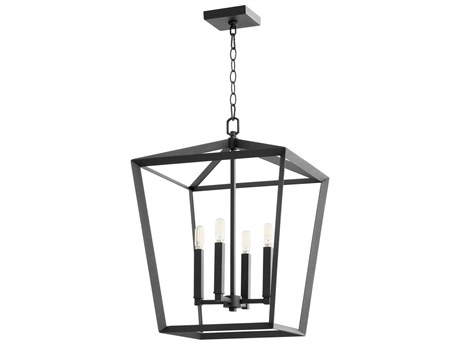 Cyan Design Hyperion 4-Light Noir Black Lantern Pendant