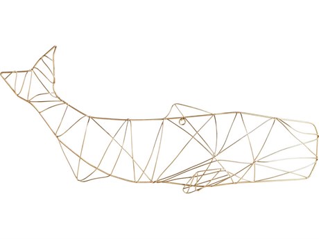 Cyan Design Humpback Gold Metal Wall Art