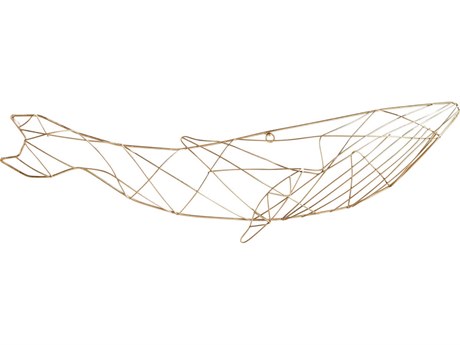 Cyan Design Whale Of A Gold Metal Wall Art