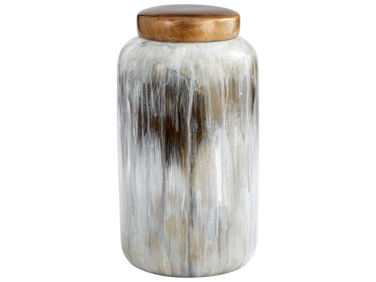 Photos - Other Decoration Spirit Fitness Cyan Design Olive Glaze Spirit Container 10424 