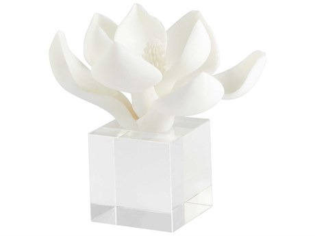 Cyan Design White Magnolia Sculpture