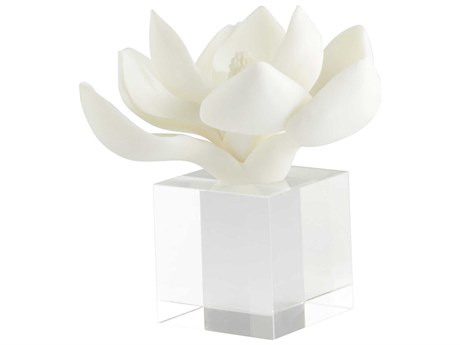 Cyan Design White Magnolia Sculpture