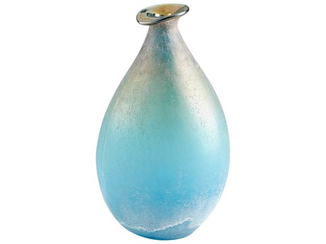 Cyan Design Turquoise Scavo Sea of Dreams Vase
