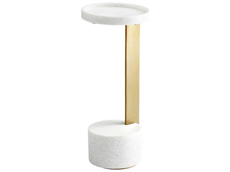 Cyan Design Kodiak Round Marble End Table