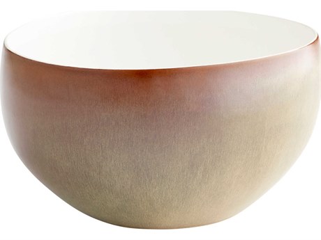 Cyan Design Olive Glaze Marbled Dreams Decorative Bowl