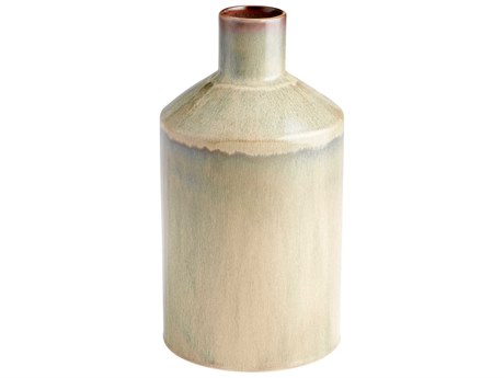 Cyan Design Olive Glaze Marbled Vase