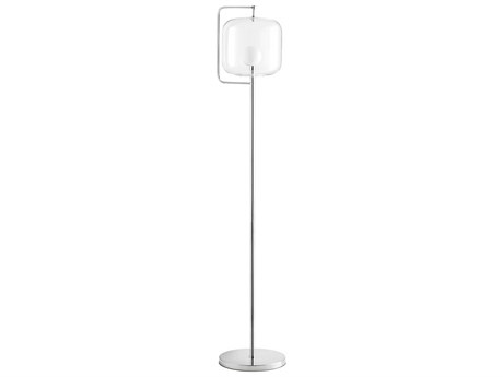 Cyan Design Isotope Polished Nickel Floor Lamp