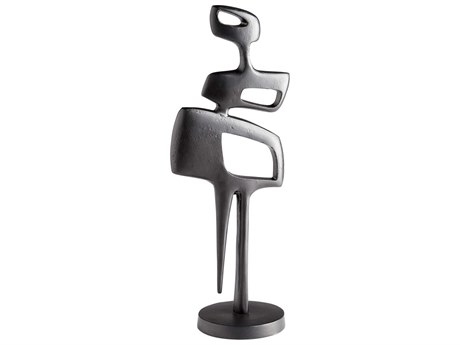 Cyan Design Matte Black Rossastri Sculpture